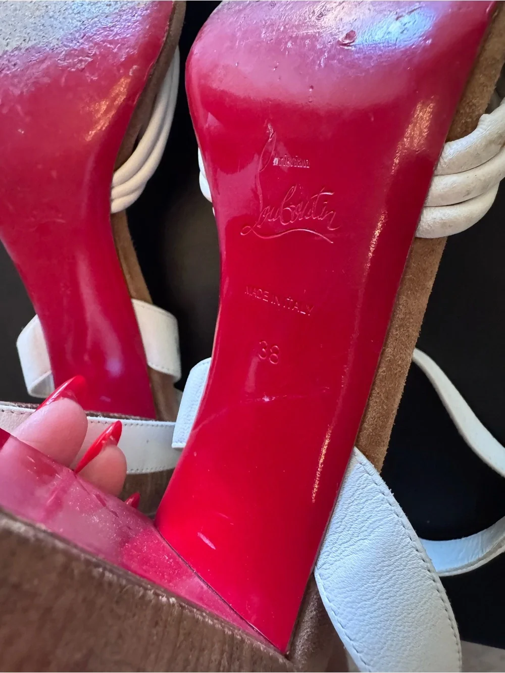 Christian Louboutin sandals 38